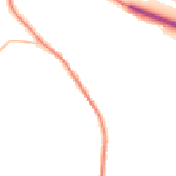 Night-time road noise heatmap for WS6 6NQ