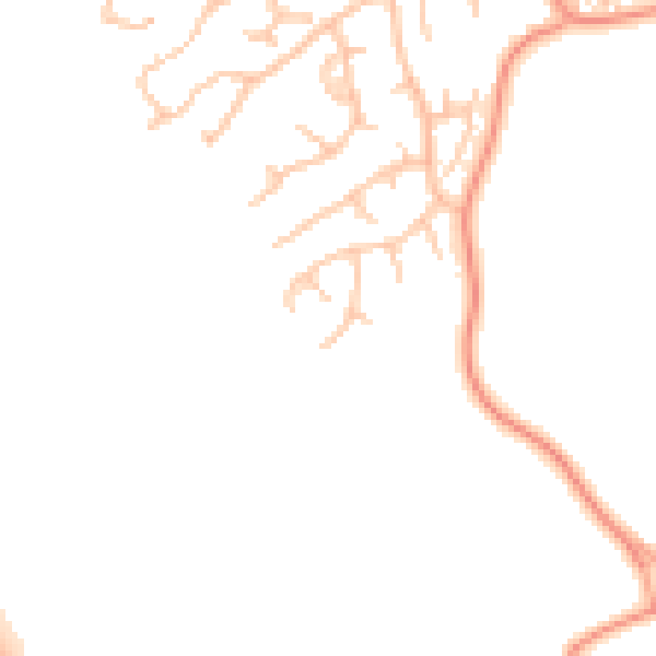 Daytime road noise heatmap for WS6 7PQ