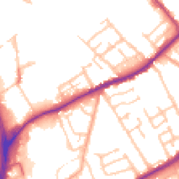 Daytime road noise heatmap for WV10 0AF