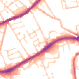 Daytime road noise heatmap for WV10 0AR