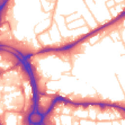 Daytime road noise heatmap for WV10 0AZ