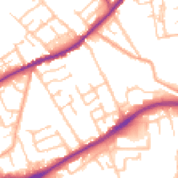Daytime road noise heatmap for WV10 0BE