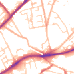 Daytime road noise heatmap for WV10 0BP