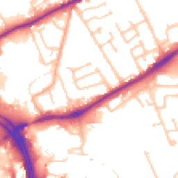 Daytime road noise heatmap for WV10 0EE