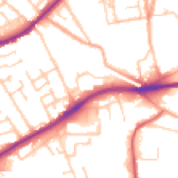 Daytime road noise heatmap for WV10 0PR