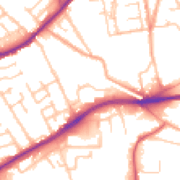Daytime road noise heatmap for WV10 0PW