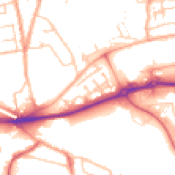 Daytime road noise heatmap for WV10 0TJ