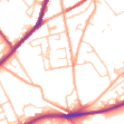 Daytime road noise heatmap for WV10 0UD