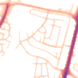 Daytime road noise heatmap for WV10 6ER