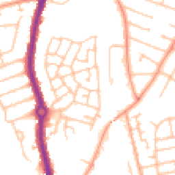 Daytime road noise heatmap for WV10 6FF