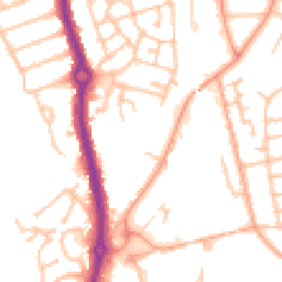 Daytime road noise heatmap for WV10 6GQ