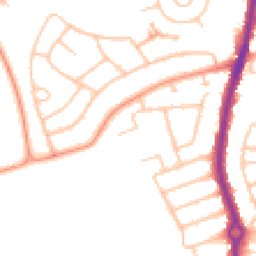 Daytime road noise heatmap for WV10 6TS