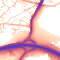 Daytime road noise heatmap for WV10 7AA
