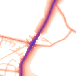 Daytime road noise heatmap for WV10 7AG