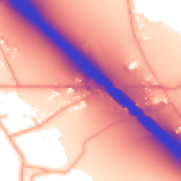 Daytime road noise heatmap for WV10 7DP