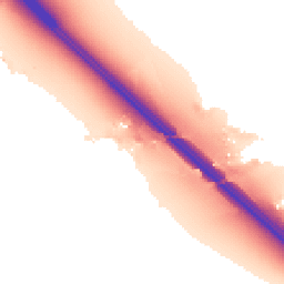 Night-time road noise heatmap for WV10 7DP