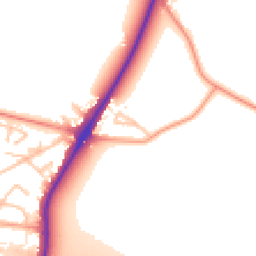 Daytime road noise heatmap for WV10 7HS