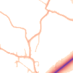 Daytime road noise heatmap for WV10 7LF