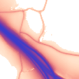 Daytime road noise heatmap for WV10 7LW