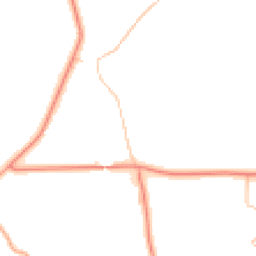 Daytime road noise heatmap for WV10 7NZ