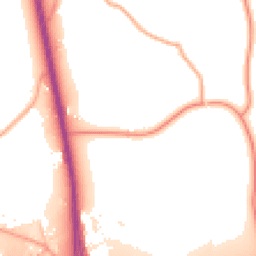 Daytime road noise heatmap for WV10 7PR