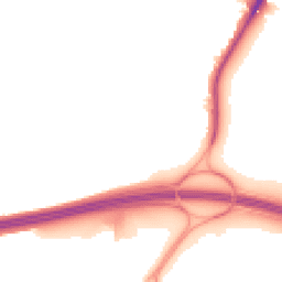 Night-time road noise heatmap for WV10 7QA