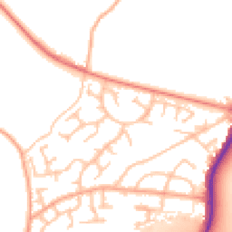 Daytime road noise heatmap for WV10 7TR