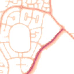 Daytime road noise heatmap for WV10 8ES