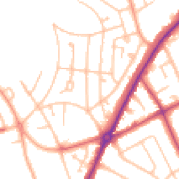Daytime road noise heatmap for WV10 8RU