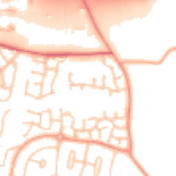 Daytime road noise heatmap for WV10 8TH