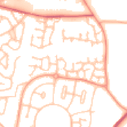 Daytime road noise heatmap for WV10 8TR