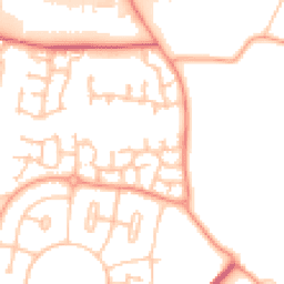 Daytime road noise heatmap for WV10 8TX