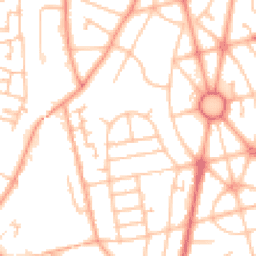 Daytime road noise heatmap for WV10 9SL