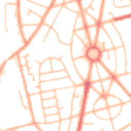Daytime road noise heatmap for WV10 9SQ