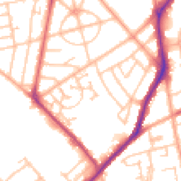Daytime road noise heatmap for WV10 9YH
