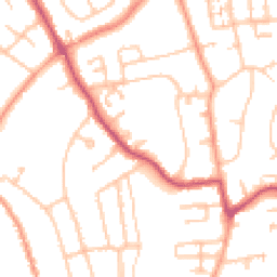 Daytime road noise heatmap for WV11 1NG