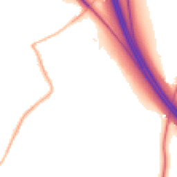 Night-time road noise heatmap for WV11 2DH