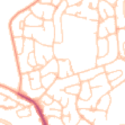 Daytime road noise heatmap for WV11 2JW