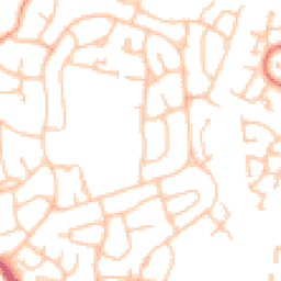 Daytime road noise heatmap for WV11 2LT