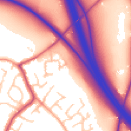Daytime road noise heatmap for WV11 2SF