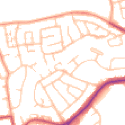 Daytime road noise heatmap for WV11 3BH