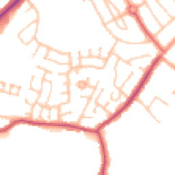 Daytime road noise heatmap for WV11 3SL