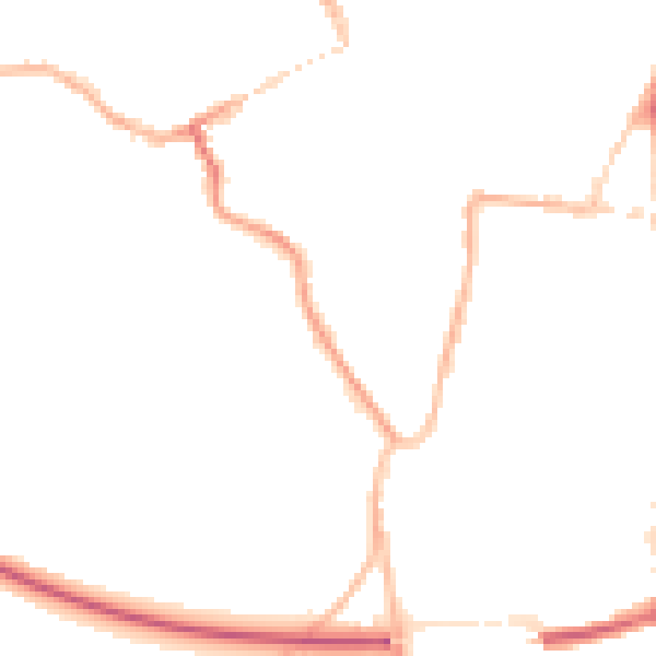 Night-time road noise heatmap for WV16 4AX