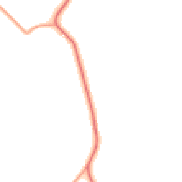Daytime road noise heatmap for WV16 6AE