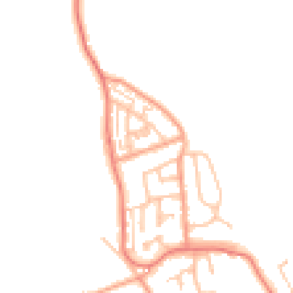 Daytime road noise heatmap for WV16 6HL