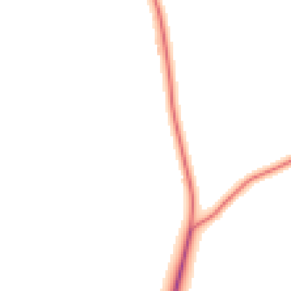 Daytime road noise heatmap for WV16 6PE