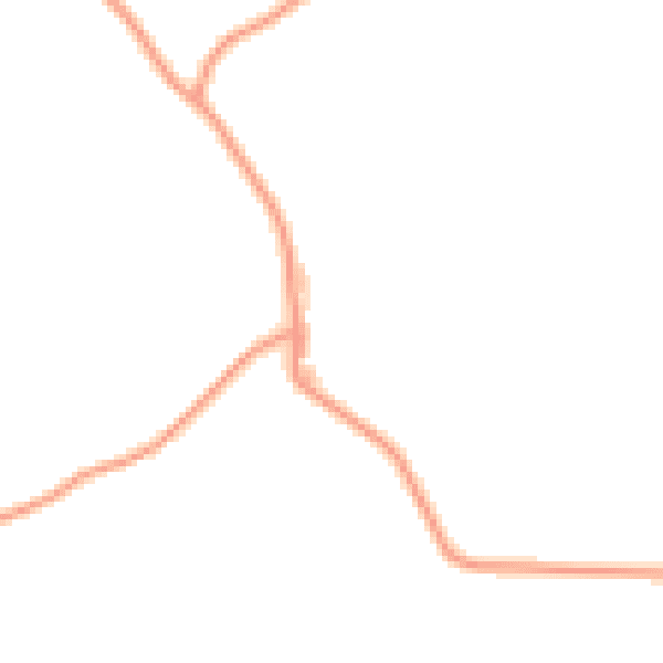 Daytime road noise heatmap for WV16 6QY