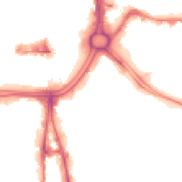 Night-time road noise heatmap for WV2 1AF