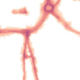 Night-time road noise heatmap for WV2 1AQ