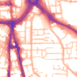 Daytime road noise heatmap for WV2 1DJ